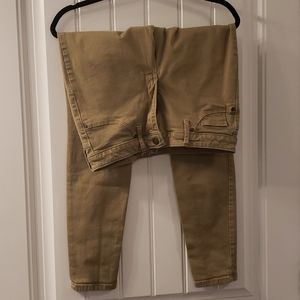 Khaki Skinny Jeans